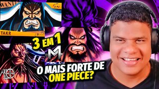 MELHOR 3 EM 1 - KAIDO (One Piece) | WLO + TAKERU & M4RKIM | React Anime Pro