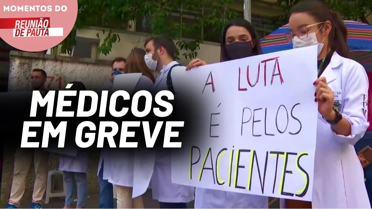 Médicos de São Paulo estão em greve e organizam manifestação | Momentos do Reunião de Pauta