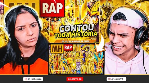 Rap dos 12 Cavaleiros de Ouro | MHRAP [React RapNerd] 🔥