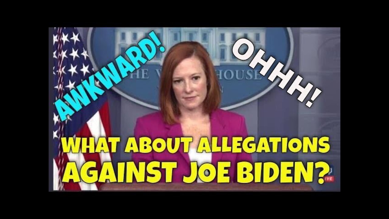 AWKWARD! Somehow Jen Psaki Wasn't Prepared for this Question (Comparing Biden and Cuomo!)