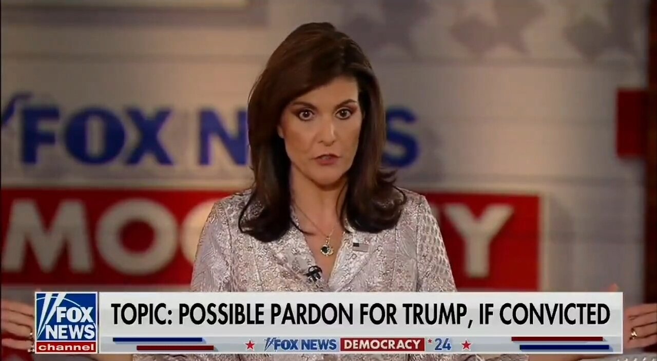 Nikki Haley Says She'd Pardon Trump If President