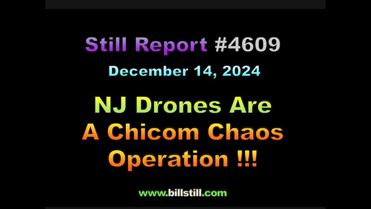 NJ Drones are a Chicom Chaos Operation !!!,