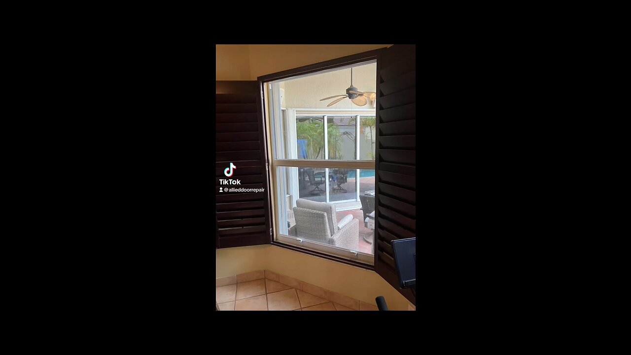 Window balance rod replacement in Coral Springs, Fl.