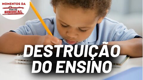 O crescimento da taxa de analfabetismo entre crianças de 6 e 7 anos | Momentos da Análise Sindical