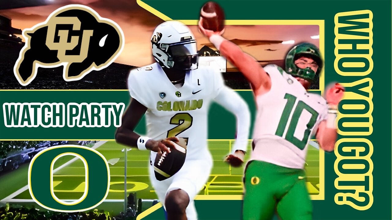 Colorado Buffalo vs Oregon Ducks Live Watch party Stream: CFB 2023