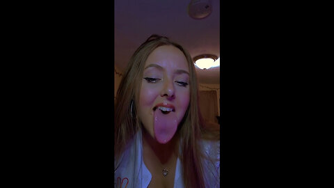 Long tongue | long | tongue | show tongue | lips | mouth | girl