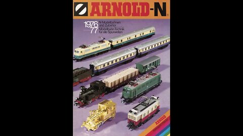 Arnold Modellbahn Katalog von 1976 / 1977