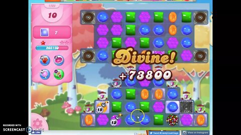 Candy Crush Level 1508 Audio Talkthrough, 3 Stars 0 Boosters