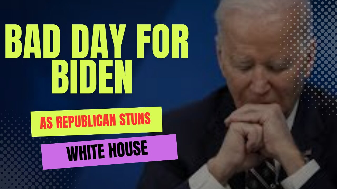 Bad Day For Joe Biden As Republicans Stun White House With Impeachment Announcement