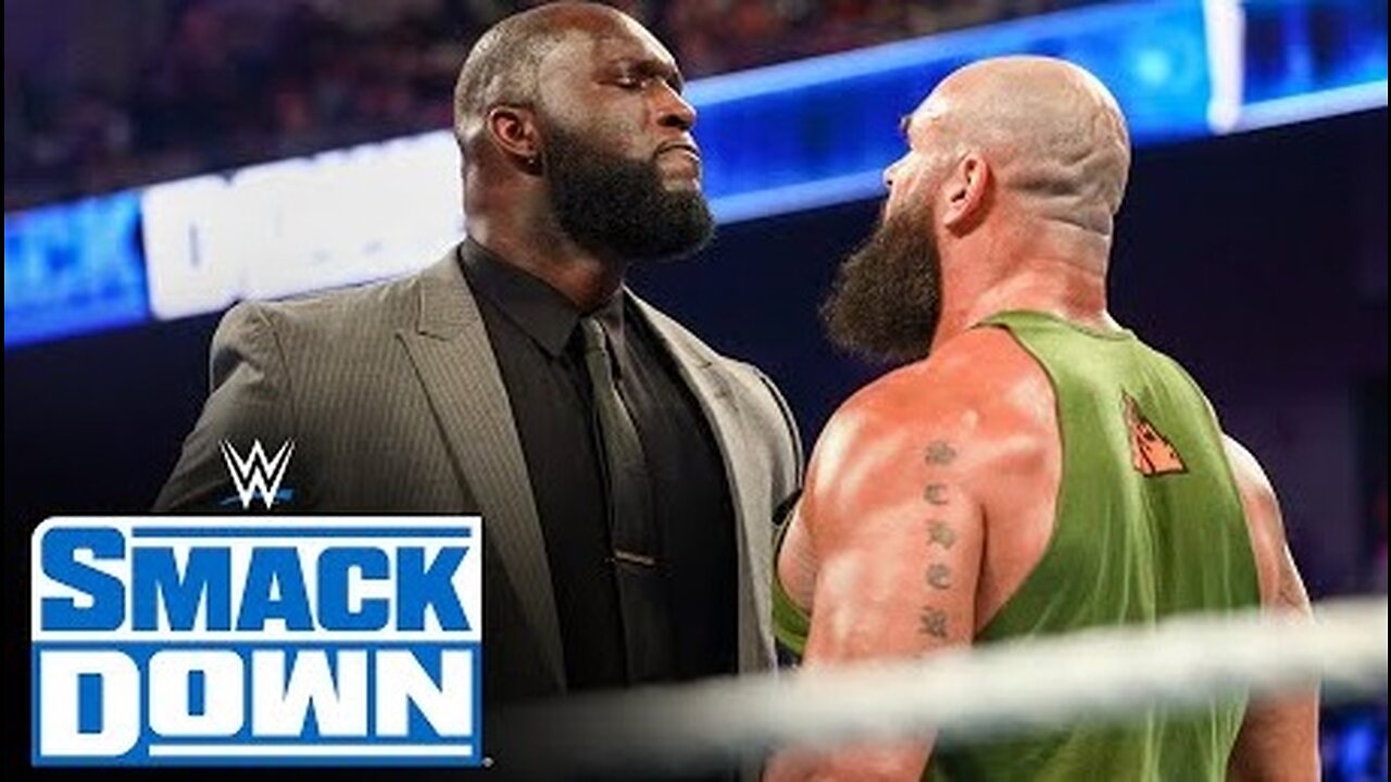 BRAUN STROWMAN DESTROYS OMOS / WWE SUNDAY STUNNER FIGHT IN SMAKEDOWN