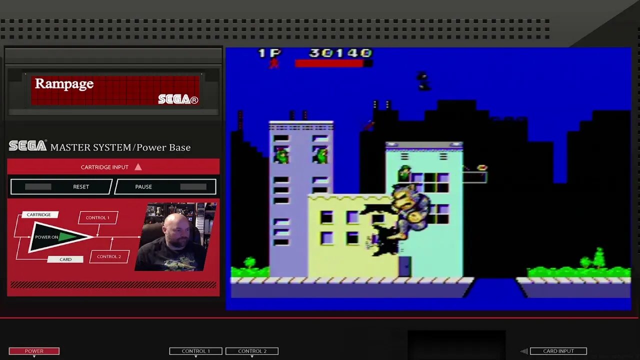 Rampage Master System challenge #62