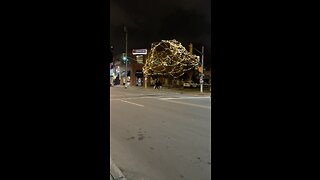 Christmas lighting started in Canada