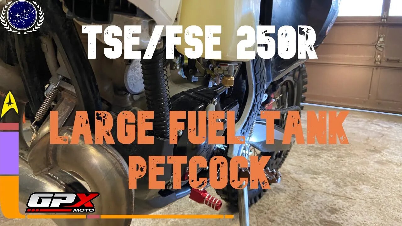 GPX TSE/FSE 250R Large Tank Petcock