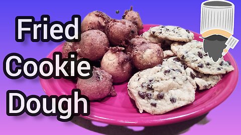 Deep fried homemade chocolate chip cookies