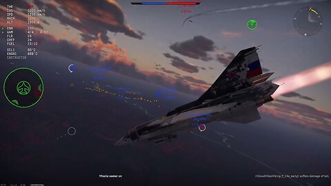 Missile damn near gave me a heart attack - War Thunder