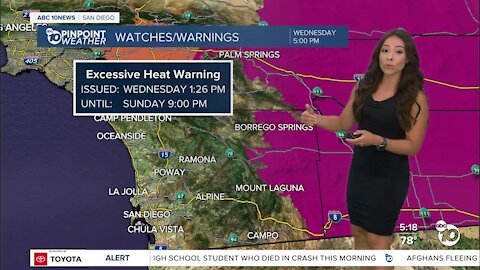 ABC 10News PinPoint Weather With Meteorologist Angelica Campos