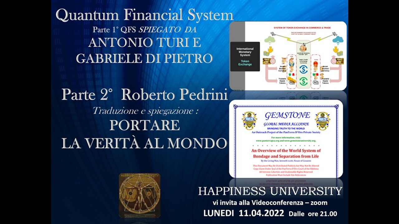 QUANTUM FINANCIAL SYSTEM , PORTARE LA VERITA AL MONDO