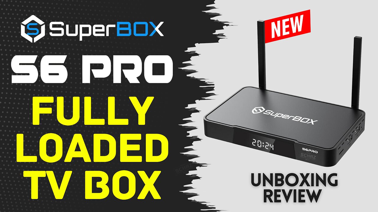 S6 Pro SuperBox Android TV Streaming Box 2024 | Packed with Entertainment | UNBOXING REVIEW