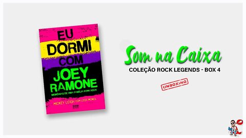 Unboxing Clube Som Na Caixa (Rock Legends) - Box 4 | Pitadas do Sal @Editora Belas Letras