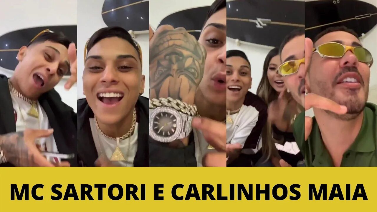 MC SARTORI e Carlinhos Maia Cantando BOMBA PURA