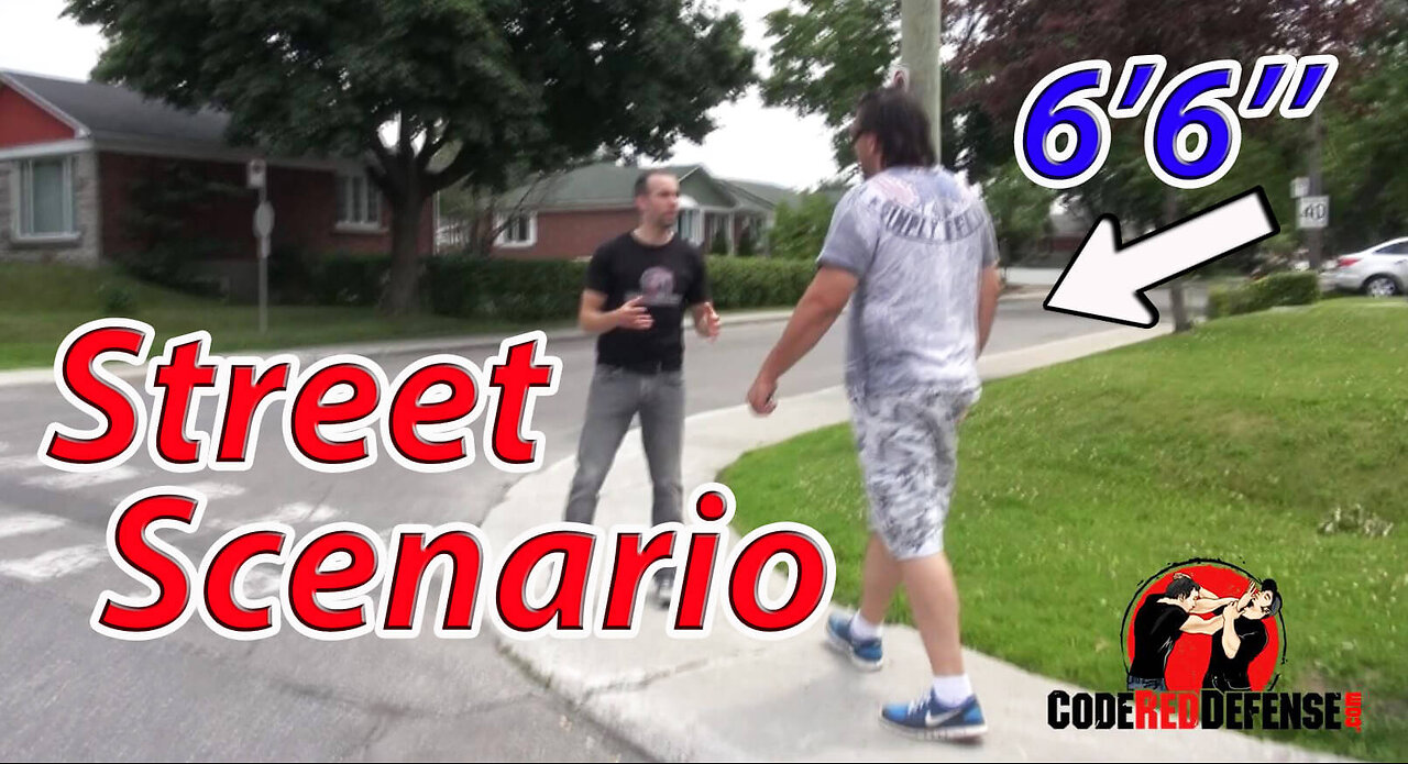 Street Scenario with a 6'6 Attacker