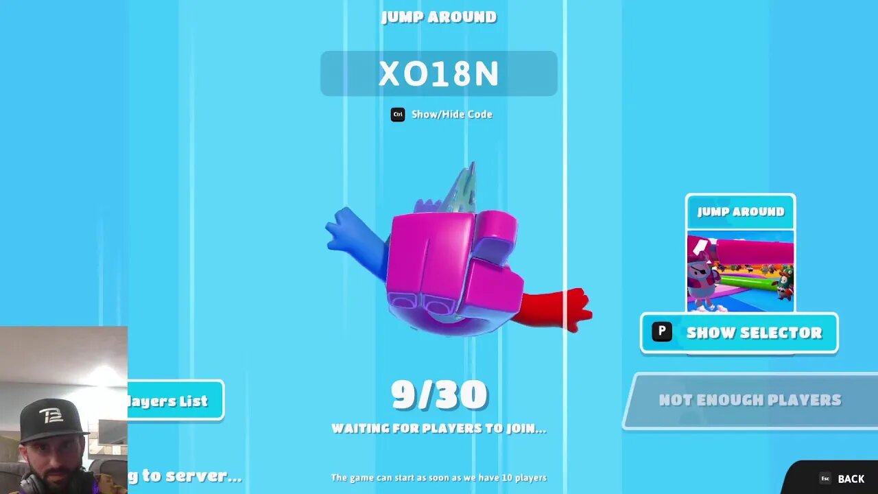 fall guys live stream with viewers