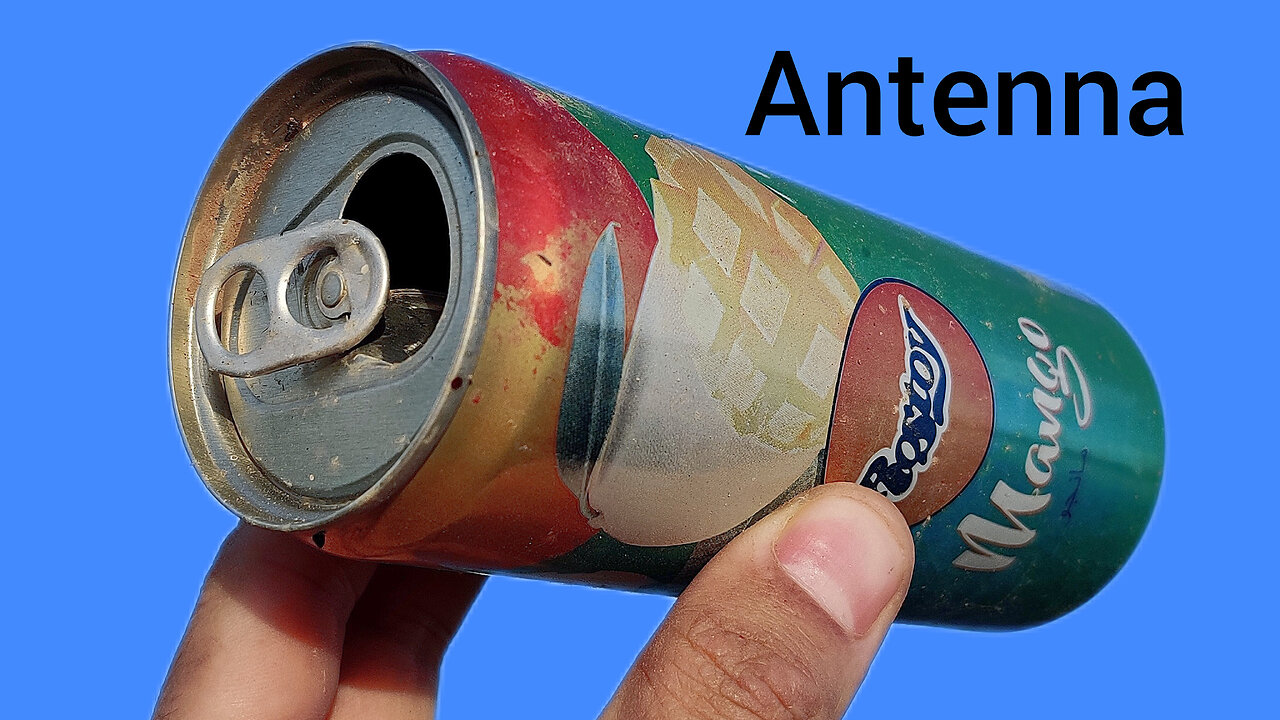 Insert a drink can into your TV to watch channels from all over the world!