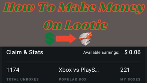 How to make money on lootie ( without paying on the site)