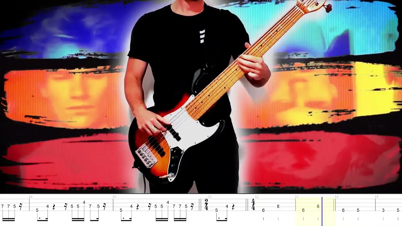 The Police - Every Little Thing She Does Is Magic - Bass Cover with Play Along Tabs