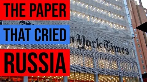 NYT Pushes New Russia Hoax