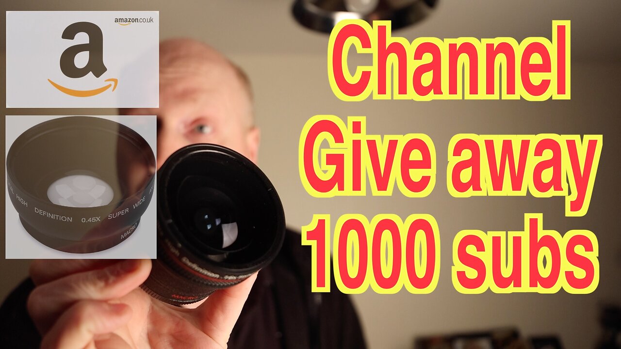 1000 Subscriber giveaway @canonlensesandcameras4425 youtuber competition