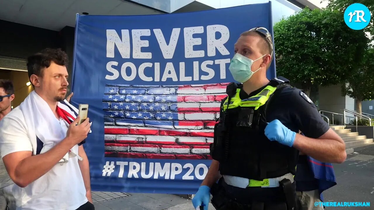 Victorian Police in Australia threaten to arrest Trump supporters