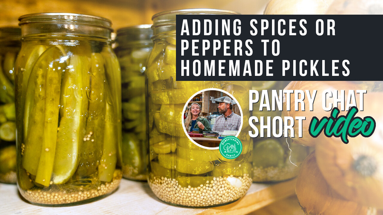 Adding Spices or Peppers to Homemade Pickles | Pantry Chat Podcast Short