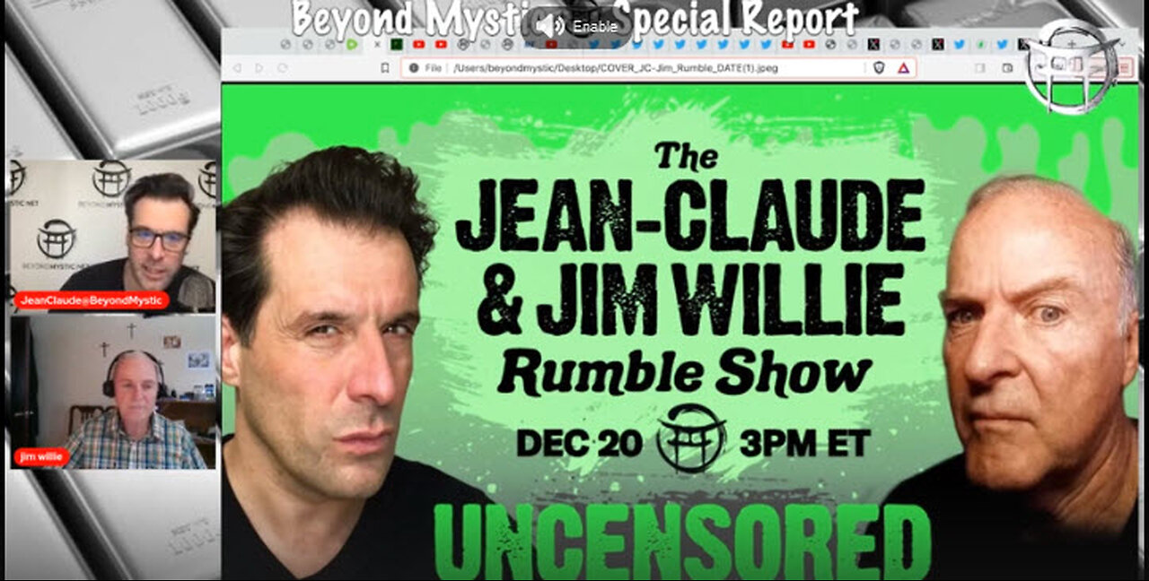 THE JEAN-CLAUDE & JIM WILLIE SHOW! US TBOND DEFAULT & BANKING CRISIS!