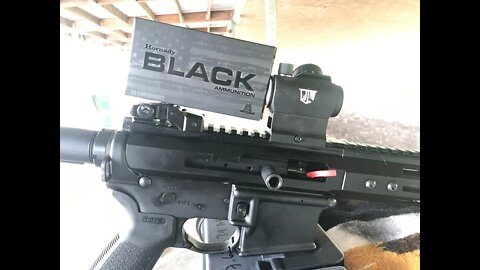 Bear Creek Arsenal .300 blk 7.5" upper accuracy test with Hornady Black ammo!