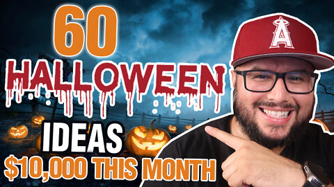 Top Trending Print On Demand Niche Research Halloween Ideas(Part 1) - Make Over $10,000 For October