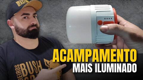 MAIS UMA OPÇÃO PARA ILUMINAÇÃO DE ACAMPAMENTO