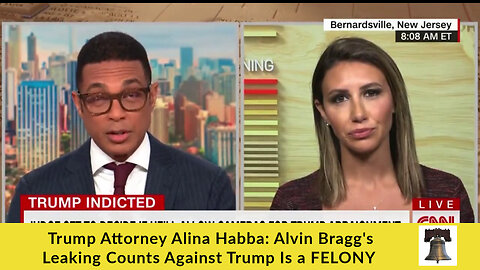 Trump Attorney Alina Habba: Alvin Bragg's Leaking Counts Against Trump Is a FELONY