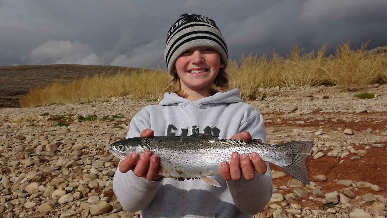 HOT FALL FISHING | High Mountain Lake pt. 2 | Fishing for Rainbow and Cutthroat trout Strawberry UT.