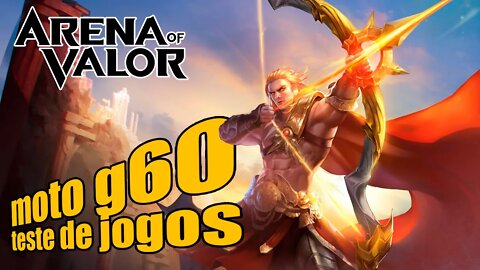 moto g60 roda Arena of Valor com tudo no máximo?