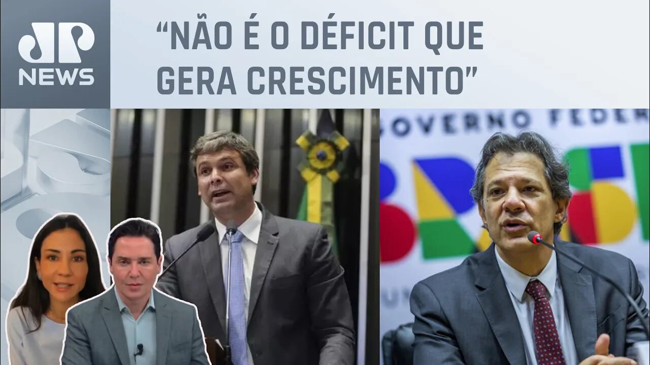 Lindbergh rebate Haddad sobre déficit e elevação do PIB; Klein e Dantas analisam