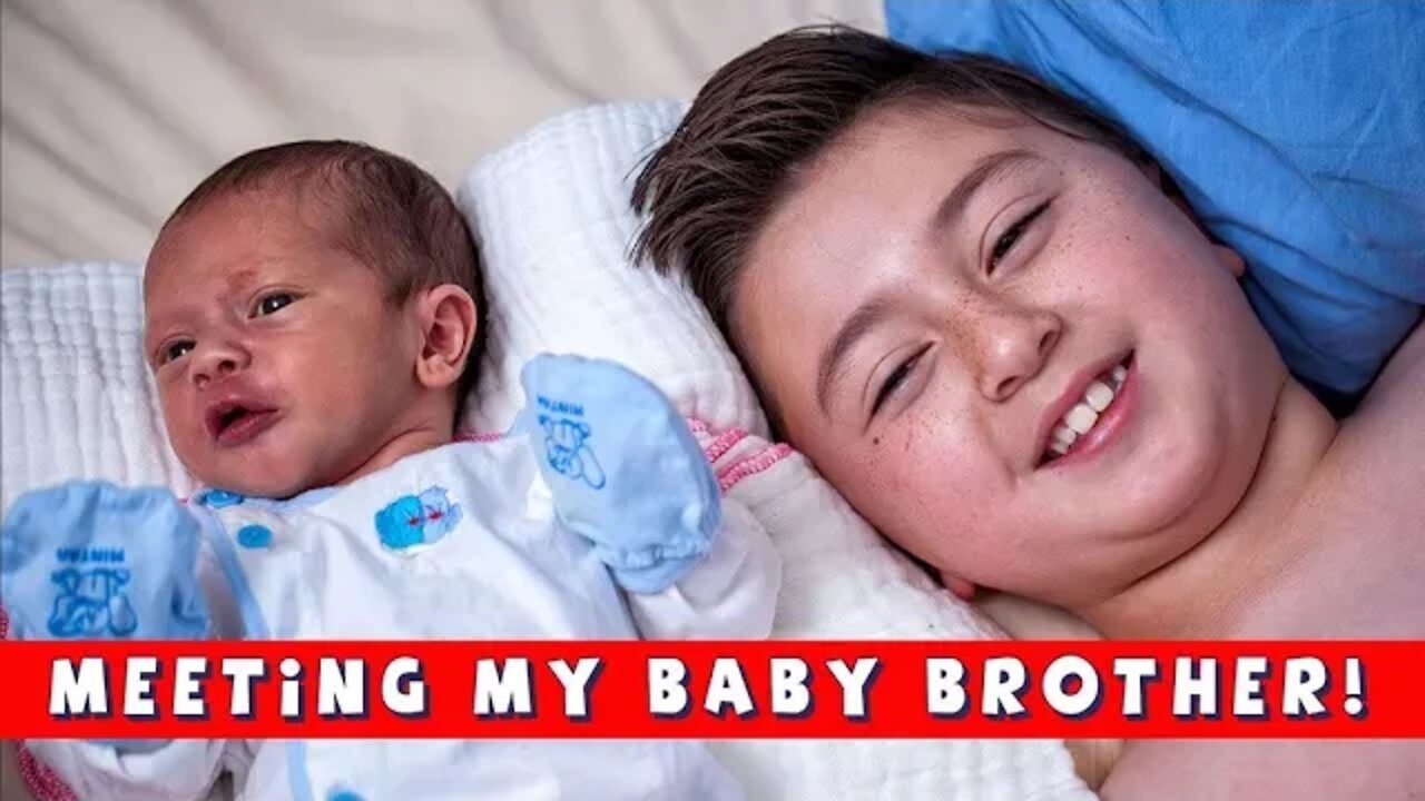 Big Brother Meets Newborn Baby