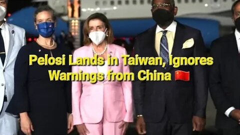 Listen To Warnings From China If Nancy Pelosi Lands in Taiwan! #nancypelosi #China