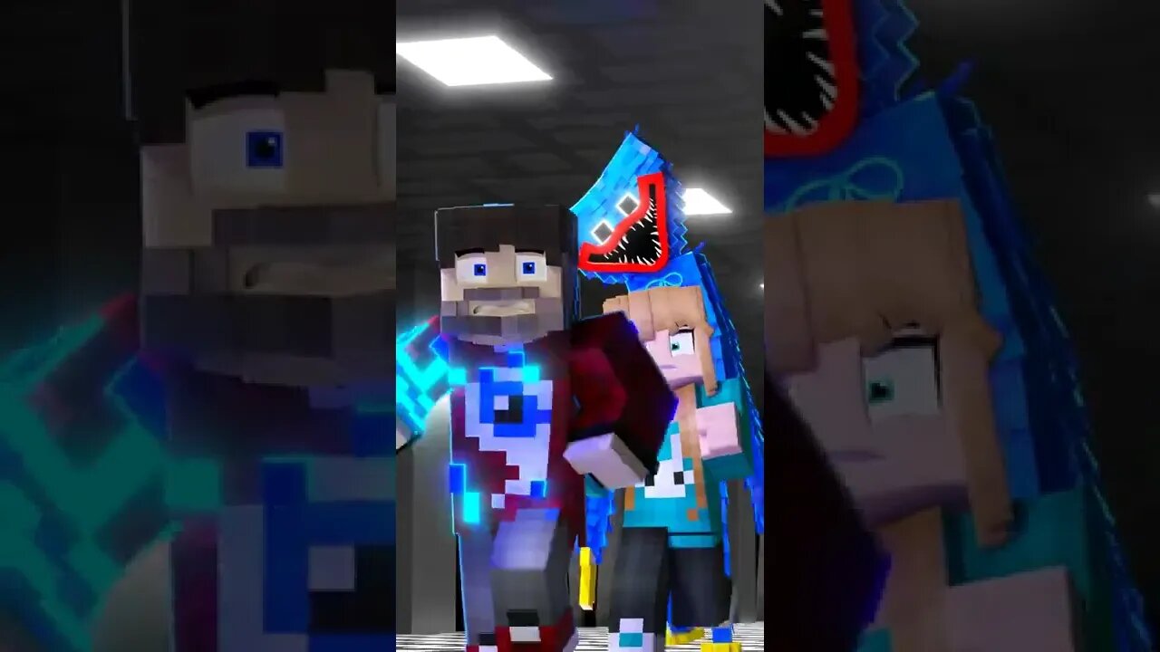 MINECRAFT: huggy wuggy esta louco!!