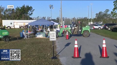 National Guard stepping in to help families impacted by Ian