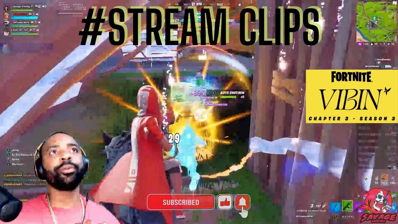 FORTNITE [LIVE] STREAM CLIPS #COTD=(CLIP OF THE DAY)