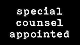 special counsel appointed