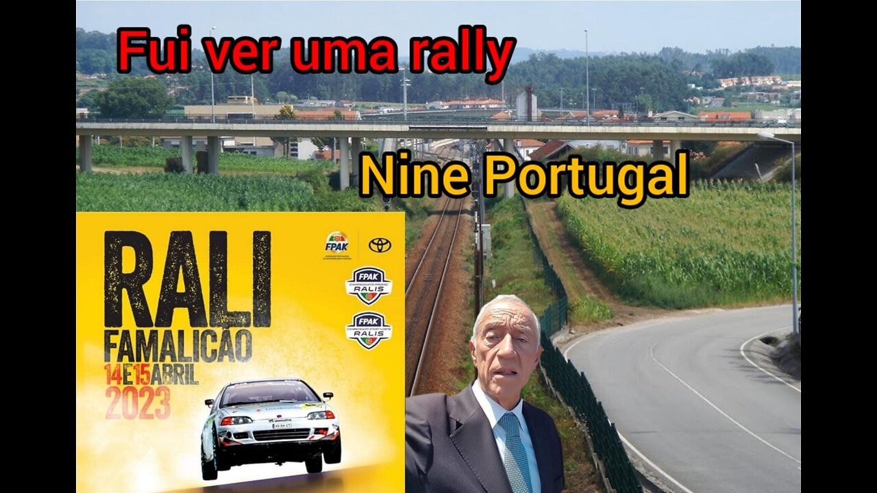 Fui ver um rally pela vezes primeira em Portugal