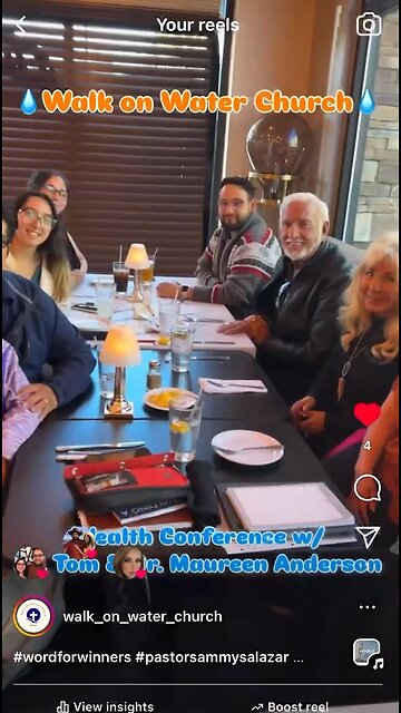 Dr. Tom C & Dr. Maureen Anderson minister @ Pastor Sammy Salazar’s congregation