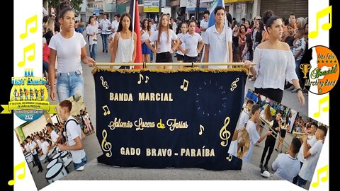 Banda Marcial Salomão Lucena de Farias 2022 No III Festival de Bandas e Fanfarras 2022 #joãoalfredo